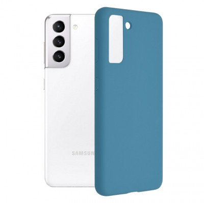 Husa Techsuit Soft Edge Silicon Samsung Galaxy S21 - Denim Blue foto