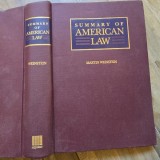 Summary of American Law - Martin Weinstein