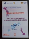 Sportul- De la concepte fundamentale la dimensiuni novatoare in societatea cunoasterii