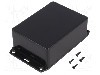 Carcasa ABS, 82mmx110mmx44mm, IP54, HAMMOND - 1591SSFLBK