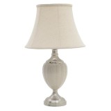 Cumpara ieftin Veioza Natural-Beige din metal si ceramica 34 x 54 cm