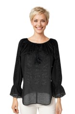 Bluza dama RFN 2 negru , marimea 2XL