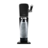 Aparat Sifon SodaStream Art Black + Butelie CO2 Quick Connect + Sticla 1L, Bauturi Carbogazoase Casa, Design Retro, Usor de Utilizat