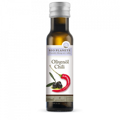 Ulei de masline extravirgin cu chilli bio 100ml Bio Planete foto