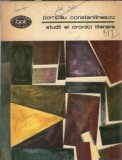 Studii si cronici literare - Pompiliu Constantinescu