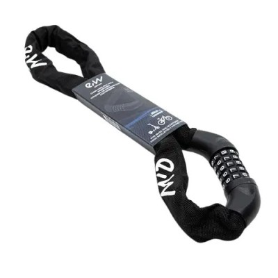 Lanț anti - furt, cu parolă, trotinete / biciclete / scutere electrice, 85 cm, model 3, negru | Motorevolution foto