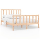 Cumpara ieftin Cadru de pat fara saltea, 160x200 cm, lemn masiv pin