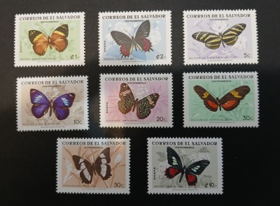 SALVADOR,Fauna,fluturi,MNH/** foto