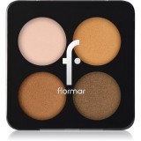 Flormar Color Eyeshadow Palette paletă cu farduri de ochi culoare 003 Bronze Goddess 6 g