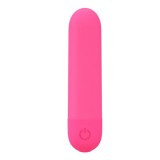 Vibratoare pentru incepatoare - Stefan Mini Vibrator Masator Fucsia Super Puternic 10 Moduri de Vibratie Reincarcabil Rezistent la Apa