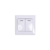 Intrerupator dublu cu led, 10A, 250V Z-TOOLS / ZTS9049