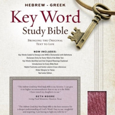 Hebrew-Greek Key Word Study Bible: New King James Version Genuine Leather Burgundy