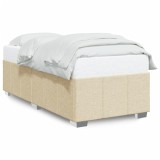 Cumpara ieftin Cadru de pat fara saltea crema 90x200 cm tesatura