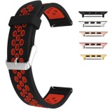 Curea din silicon compatibila cu Apple Watch 10, 46mm, Black Ruby