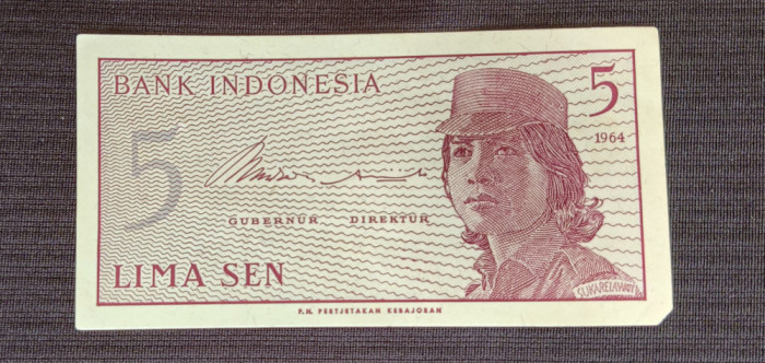 Indonezia - 5 Sen (1964) s945
