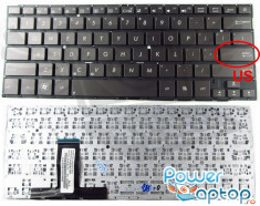 Tastatura Laptop Asus Zenbook UX32VD layout US fara rama enter mic maro champagne foto