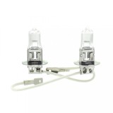 CARGUARD - Set de 2 becuri Halogen H3, 55W +50% Intensitate - LONG LIFE - BHA012