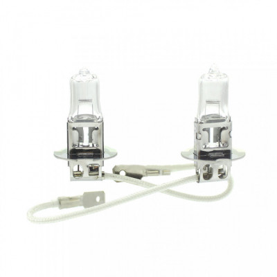 CARGUARD - Set de 2 becuri Halogen H3, 55W +50% Intensitate - LONG LIFE - BHA012 foto