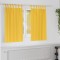 vidaXL Perdele cu perdele 2 pcs galben muștar 140x140cm Poliester 4107613