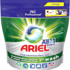 Ariel Detergent rufe capsule regular 3 în 1, 45 buc