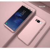 Husa FullBody MyStyle Rose-Gold pentru Samsung Galaxy S9 Plus acoperire completa 360 grade cu folie de protectie gratis