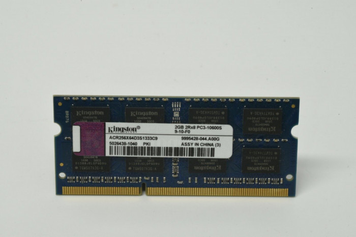 Memorie laptop Kingston 2GB 2Rx8 DDR3 1333mHz