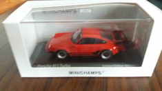 macheta porsche 911 (930) turbo 1979 - minichamps, 1/43, editie limitata. foto