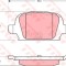 Set placute frana,frana disc OPEL CORSA C (F08, F68) (2000 - 2009) TRW GDB1412