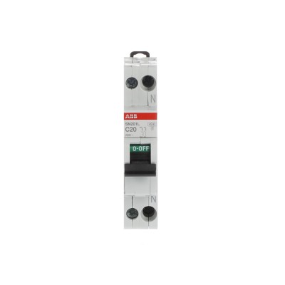Siguranta automata 20A 1P+N C 4,5ka ABB SN201L 2CSS245101R0204 foto