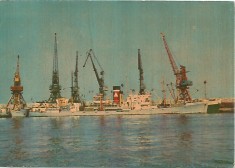 carte postala-CONSTANTA -vedere din port foto