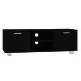 Cumpara ieftin Comoda TV, negru, 120x40,5x35 cm, lemn prelucrat
