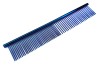 Pieptene Profesional Metalic Albastru Enzo, Ingrijire Animale, Dinti 1-2mm, 19cm, pentru Ceara si Pulverizare