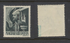 1945 ROMANIA Posta Salajului timbru local original 1P pe 1f MNH expertizat Ratai foto