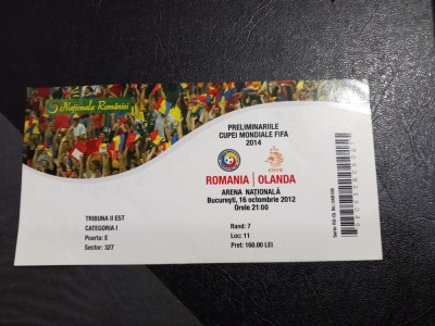 Bilet Romania - Olanda foto