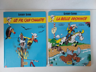 Lucky Luke 2 buc benzi desenate franceza 2004 Morris &amp;amp; Goscinny BD foto