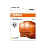 Set 2 becuri auto WY21W Osram Original Blister