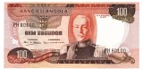 Angola 100 Kwanzas 1972, Bancnota Veche Africa, Seria PH80100, Colectie Numismatica