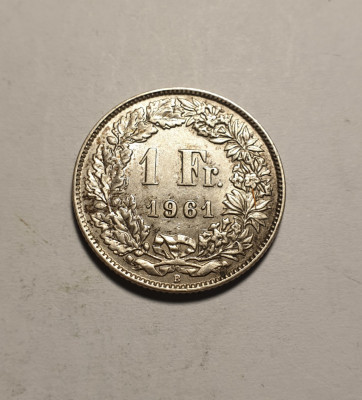 Elvetia 1 Franc 1961 UNC foto