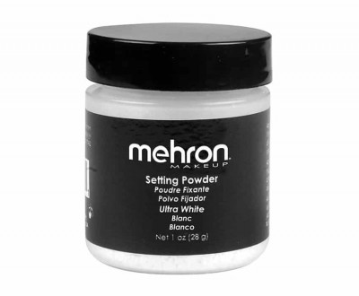 Pudra ultrafina Mehron Setting Powder, 28g - Ultra White foto