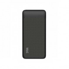 Acumulator extern powerbank 10000mAh 2.1A negru Well