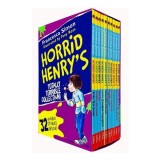 Cumpara ieftin Horrid Henry's Totally Terrible Collection 10 Books Box Set by Francesca Simon (32 Utterly Wicked Stories and 2 Totally Brilliant Joke Books)