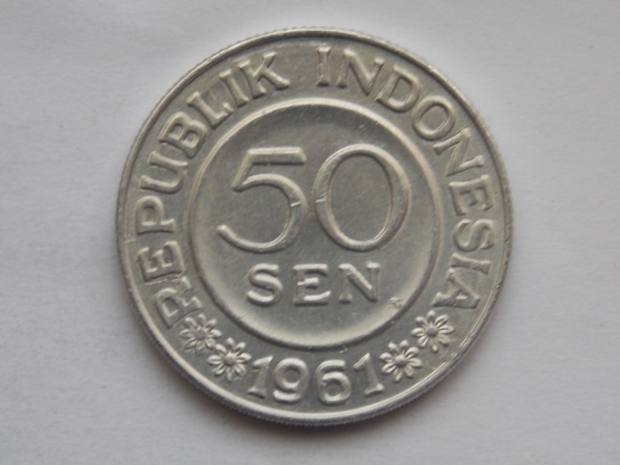 50 SEN 1961 INDONEZIA