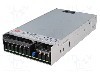 Alimentator SMPS, 15V DC, 33,4A, 501W, MEAN WELL - RSP-500-15