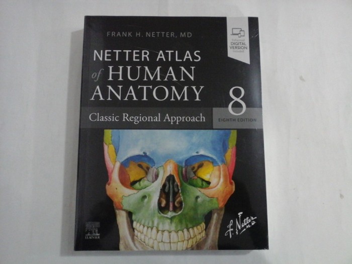 NETER ATLAS OF HUMAN ANATOMY - 8 edition - FRANK H. NETTER ( NOU )