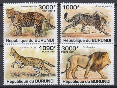 Burundi - FAUNA AFRICANA - MNH foto