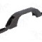 Maner polipropilena, 140mm, neagra, MENTOR - 3044.1120