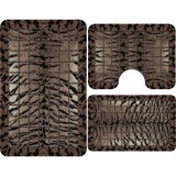 Set Covorașe Baie 3 piese: 60x90cm, 60x45cm, 60x45cm, Animal Print
