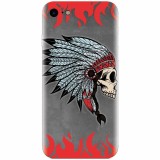 Husa silicon pentru Apple Iphone 6 Plus, Indian Skull