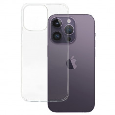 Husa de protectie, ultra clear, grosime 1 mm, pentru iPhone 15 Pro, Transparenta