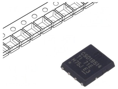 N-MOSFET Tranzistor 40V 50A 74W 5x6mm foto